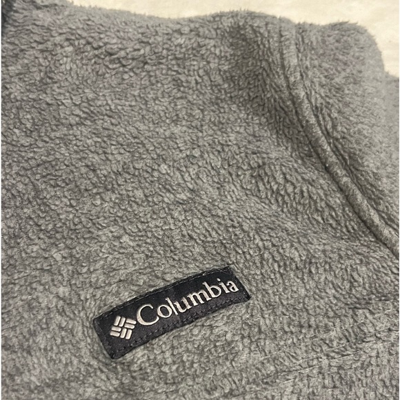 Medium Grey Columbia Zip Up - Picture 2 of 3